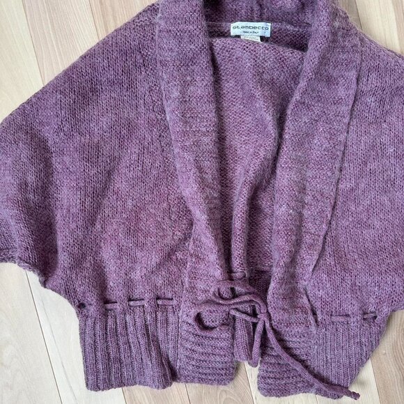 Vintage Mohair Blend Open Cardigan – Made in Italy (L) - Picture 3 of 8